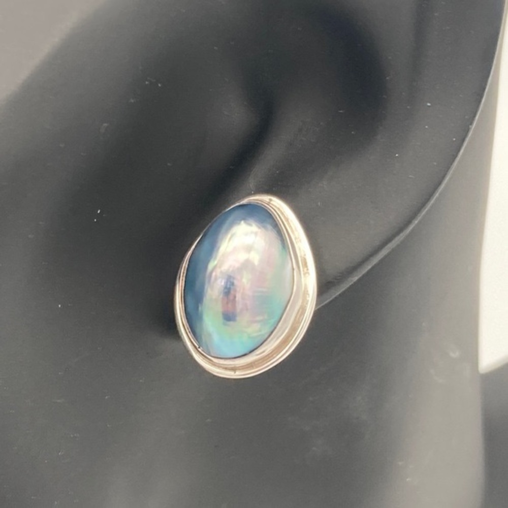 Vintage Osmena Pearl and Sterling Earrings
